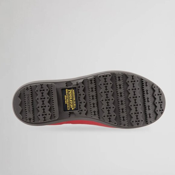 NWT $120 Pendleton Tucson Waterproof Chelsea Ankle Rubber Rain Boot Gray Red Sz6 - Picture 7 of 13